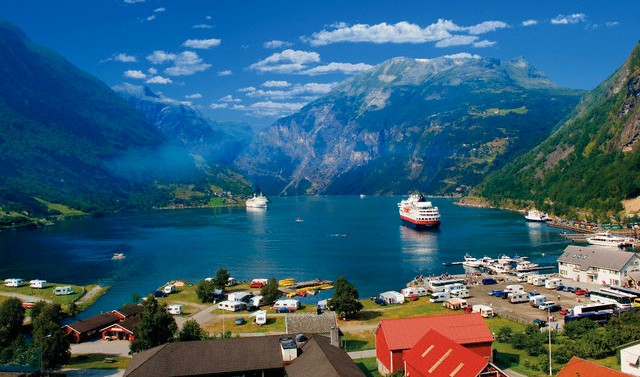Geirangerio fjordas, Norvegija