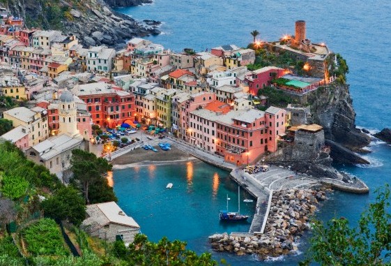Cinque Terre pakrantė Italijoje