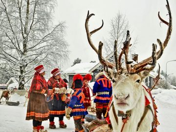 Šeimos kelionės į Laplandiją