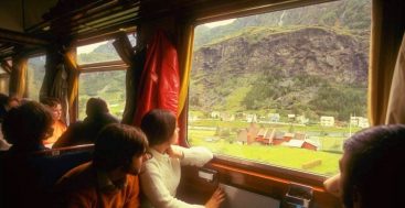 Traukiniu po Europą 1970